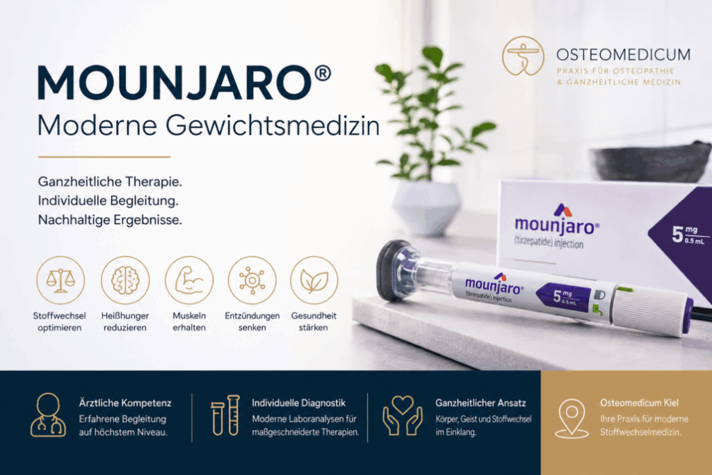 Mounjaro® & moderne Gewichtsmedizin – unser ganzheitlicher Ansatz im Osteomedicum